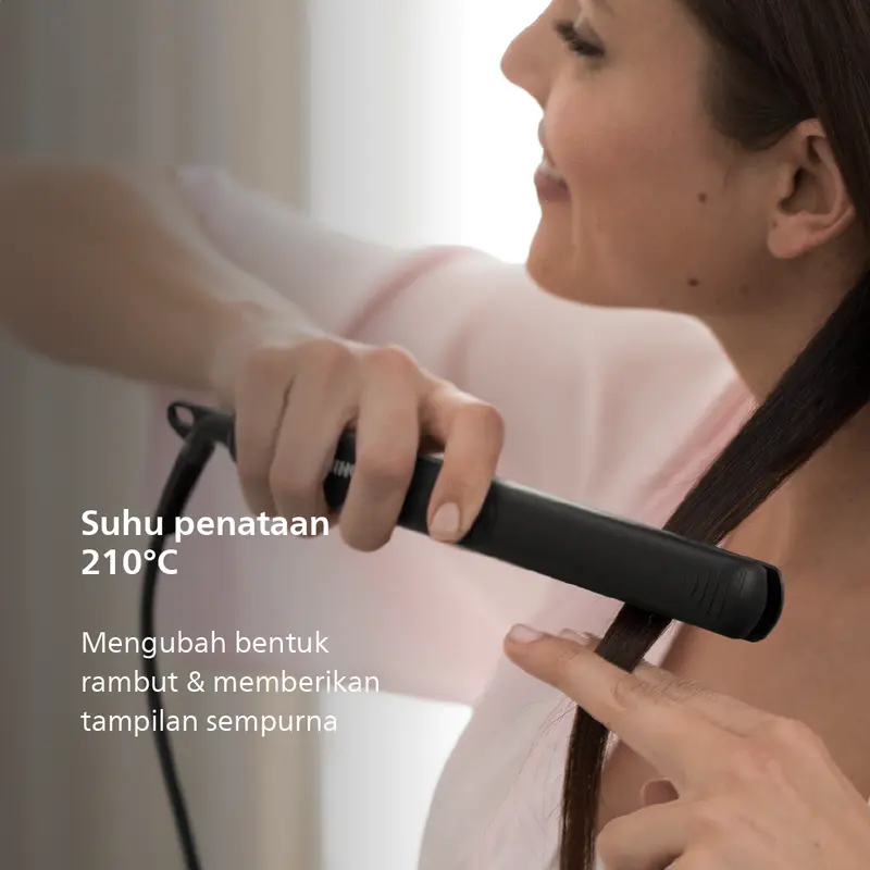 Philips | Straightener StraightCare Essential | Catokan Rambut | Rambut Lurus dengan Perlidungan Keratin Teknologi | HP8401/00 4