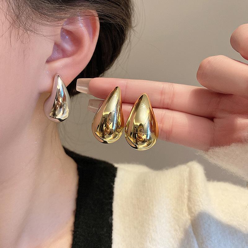 Bông Tai Hình Giọt Nước, Phong Cách Pháp, Dành Cho Phụ Nữ, Thiết Kế Độc Đáo Khuyên Tai Đinh Tán, Hàng Mới Về, 2024 Women Hoa Tai Móc Khoá