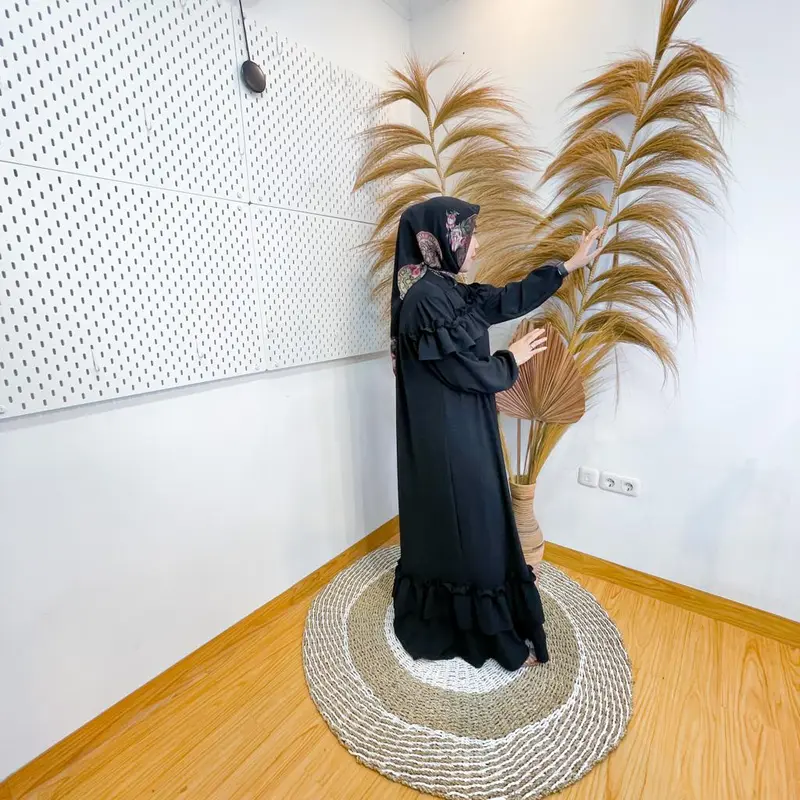 BAJU GAMIS CRINKLE WANITA SABRINA AUFA ORIGINAL / FASHION WANITA MUSLIM TERBARU BUSUI CRINKLE 5