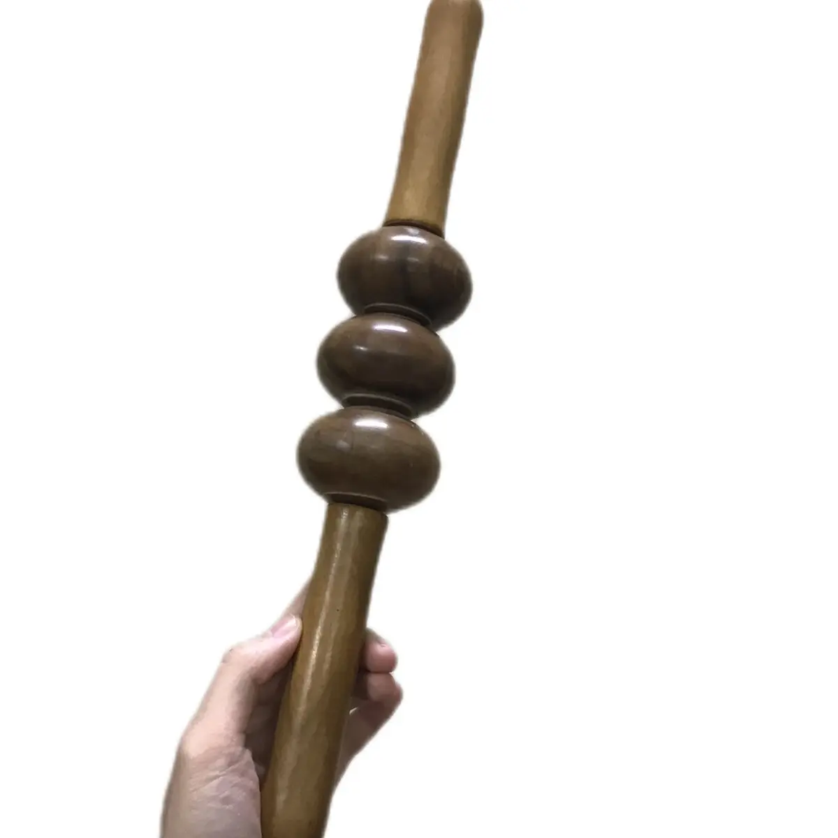 Cây lăn lưng 3 bi bằng gỗ bách xanh - Giảm đau nhức mỏi, thư giãn cơ bắp, cải thiện giấc ngủ - Massage
