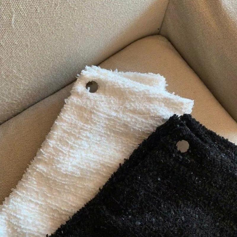[ HÀNG 3 LỚP ] Quần short dạ bling Tweed ánh nhũ vải dày dặn cứng cáp có lót 6