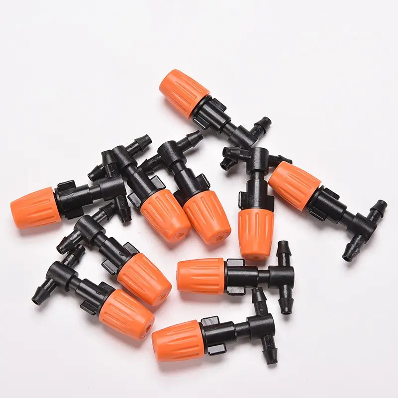 Bộ 12 -15 -20 Béc Vòi Tưới Phun Sương CAM kèm t6mm Và Dây 6MM 15m -20m-30m Loại 1 đầy đủ cút nối- Tưới Rau, Cây Cảnh, Làm Mát Không Khí, tưới vườn rau voi tuoi