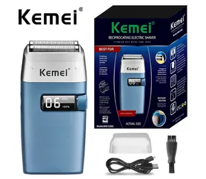 (Bisa COD) Shaver KEMEI 3385 Cukuran Kumis Alat Cukur Jenggot Razor Botak Cukuran Kemei KM-3385 Rechargeable ShaverKM3385