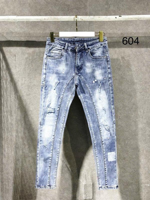Quần jean dài nam boy phố xanh cao cấp rách xước loang nhẹ mẫu mới không phai hàng shop khôi nguyên  Menswear Pants quanjeans  namrach