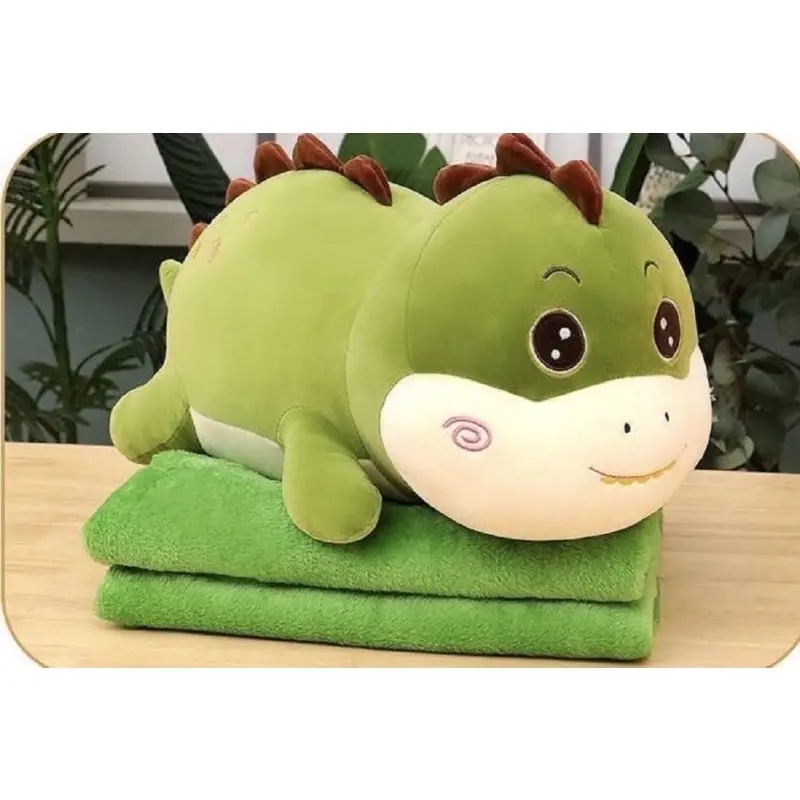 Gấu bông khủng Long xanh có mền
