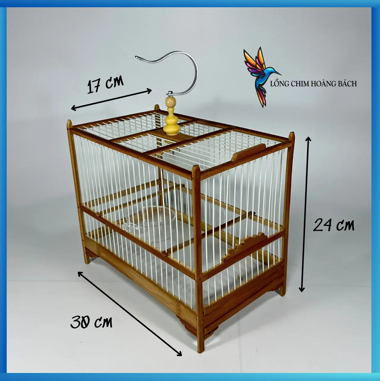 Lồng khuyên mini để bàn giá rẻ, chất liệu nan cáp siêu bền, miễn phí vận chuyển khi mua từ 2 lồng