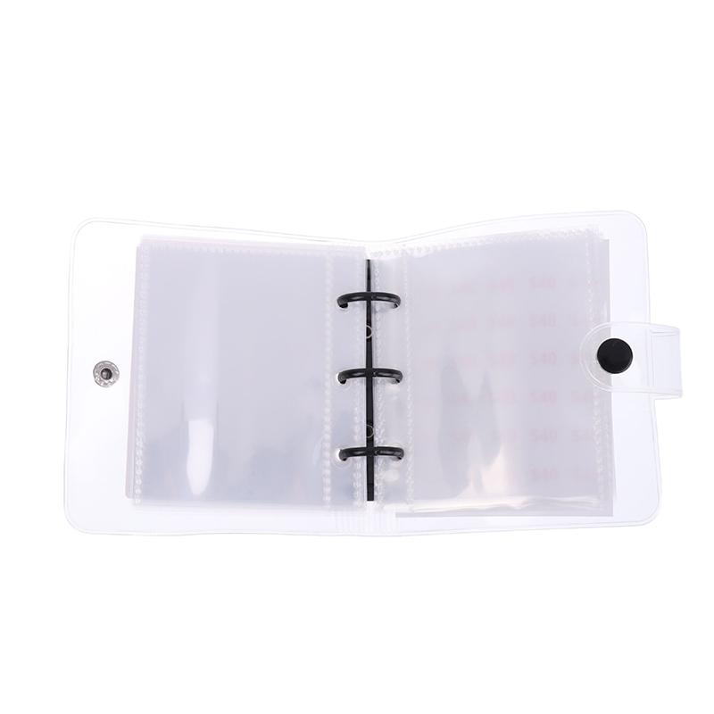 Product Introduction of Simple Mini Binder Money $150/300/500/1000 Savings Challenge Binder Cash Budget Storage Book Budget Binder With Cash Envelopes 25