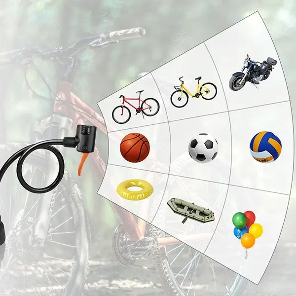 High Pressure Pump Pompa Injak Ban Sepeda Motor Mobil Bola Balon 0727 6