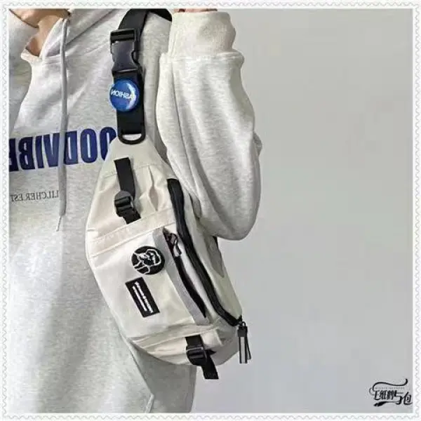 Túi Đeo Ngực, Phong Cách Harajuku Nhật Bản, Dành Cho Nam Giới, Túi Messenger Thể Thao, Dễ Phối Đồ Hàn Quốc, Thích Hợp Cho Học Sinh, Túi Đeo Vai Và Thắt Lưng Đi Xe Đạp, Thời Trang, Mới Năm 2024 4