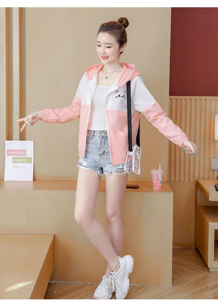 Product Introduction of Quần Áo Chống Nắng, Dành Cho Nữ, Dáng Ngắn, Hàng Mới Về Mùa Hè 2023, Phong Cách Hàn Quốc, Dễ Phối Đồ, Dáng Rộng Vừa Vặn, Áo Khoác Ngắn, Thoáng Khí, Chống Nắng, Mỏng 14