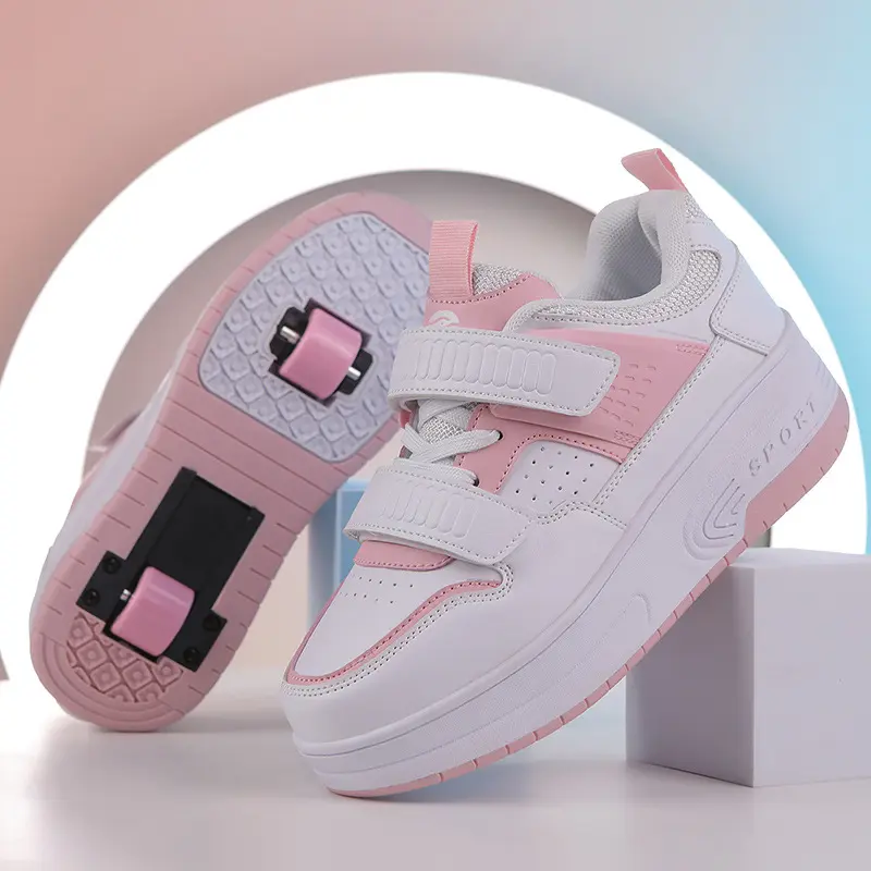 Giày Heelys Trẻ Em, Hàng Mới Về, Bánh Đôi, Dành Cho Bé Trai Và Bé Gái, Giày Trẻ Em Học Sinh Tiểu Học, Có Bánh Xe, Giày Biến Hình Dành Cho Người Lớn