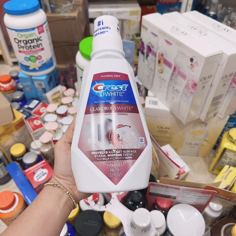 Nước súc Miệng Crest 3D White Glamorous White – 946ml 5