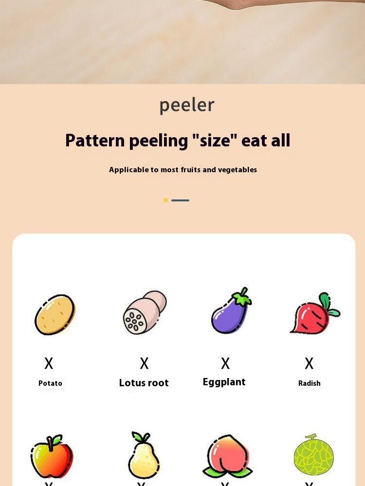 Product Introduction of Multifunctional Paring Knife Storage Type Household Kitchen Dedicated Fruit Potato Peeling Artifact Fruit Peeler Utensils 12