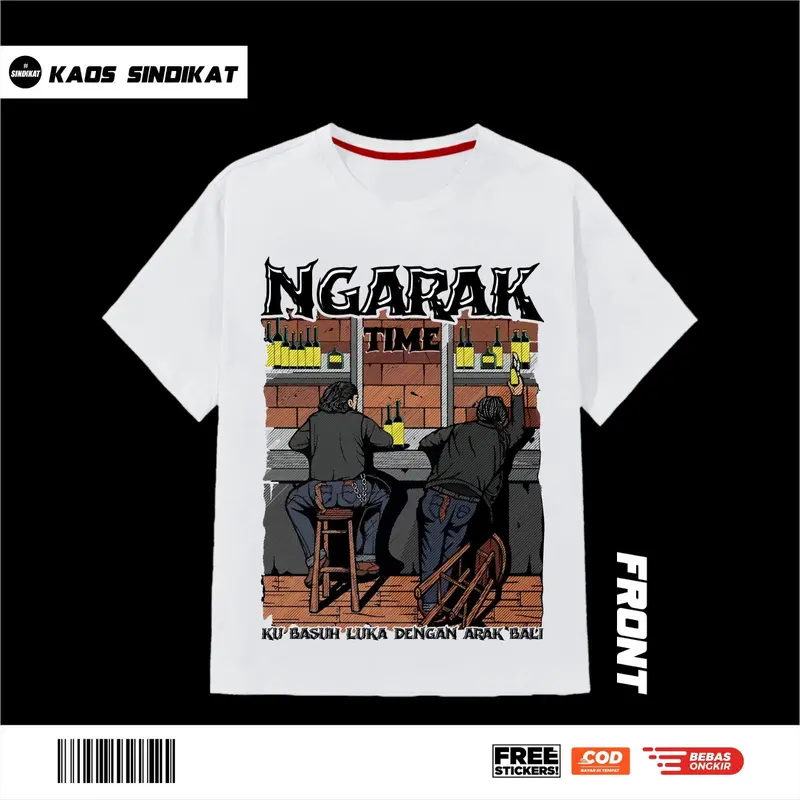 Kaos Lanang Kok Golek Rai Sablon DTF 2