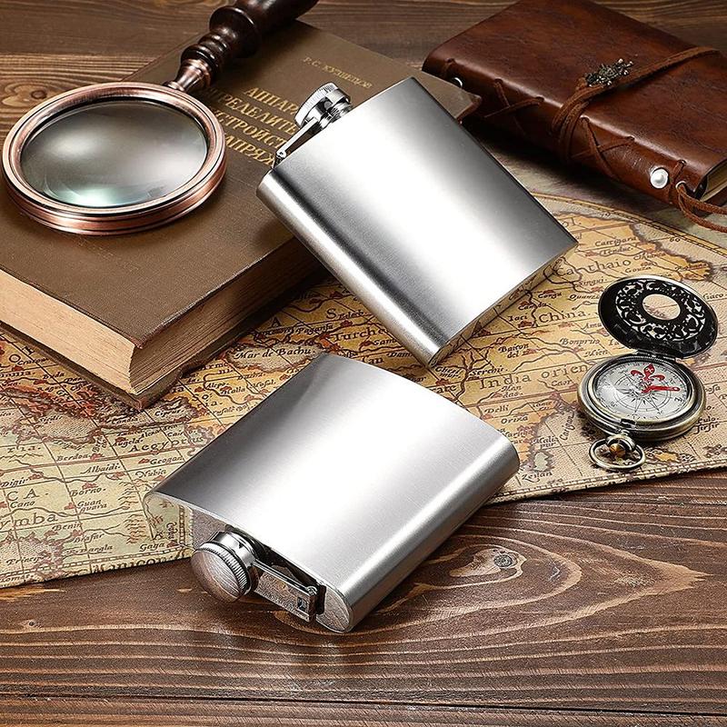 Product Introduction of Portable Alcohol Wine Drinking Bottle Liquor Flask Stainless Steel Whiskey Holder Hip Flask 22