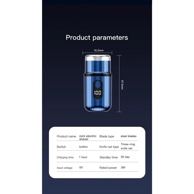Shaver Powerful Floating Travel Shaver Grooming Kit Men Electric Shaver Body Shaver Shaving Machine Suitable for All Skin Types 7