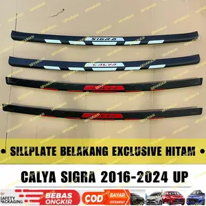 Sillplate Belakang Calya Sigra 2016 2022 2023 2024 2025 Exclusive Hitam Merah Putih