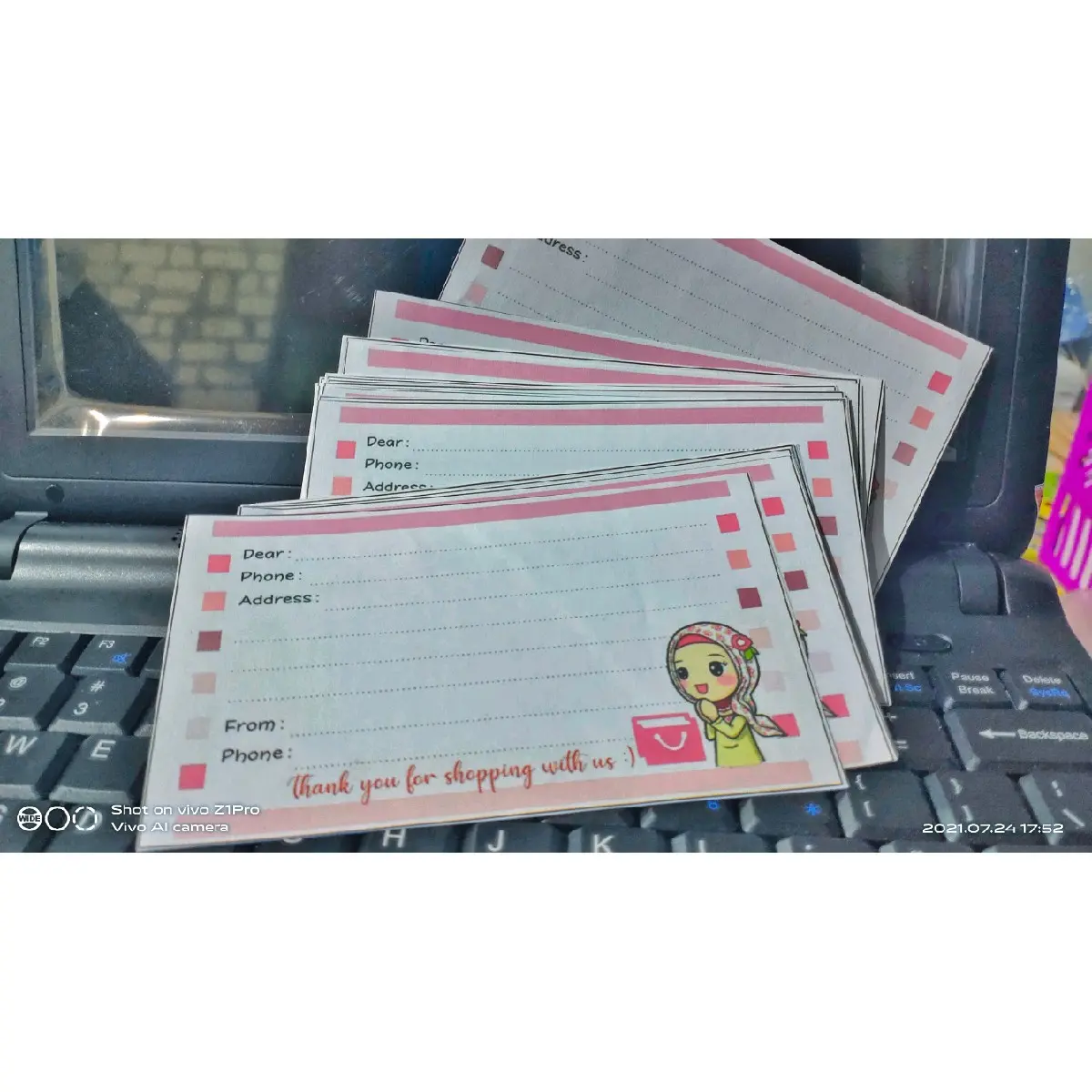 [100PCS] LABEL PENGIRIMAN OLSHOP - STIKER PENGIRIMAN OLSHOP