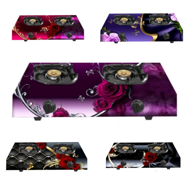 Product Introduction of Stiker kompor 2 Tungku Standar Motip Bunga Ukuran 100 cm x 50 cm Cetak Sendiri 36