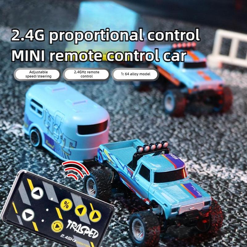Product Introduction of Trak Raksasa, Skala 1: 64, Kereta Trak Kawalan Jauh Mini, Alat Kawalan Jauh, Bahan Aloi, S0A3 20