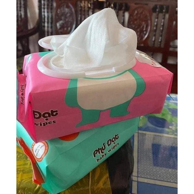 KHĂN ƯỚT THIÊN PHÚC HÌNH GẤU 120 TỜ KHÔNG MÙI KHÔNG CỒN Trẻ sơ sinh Em bé