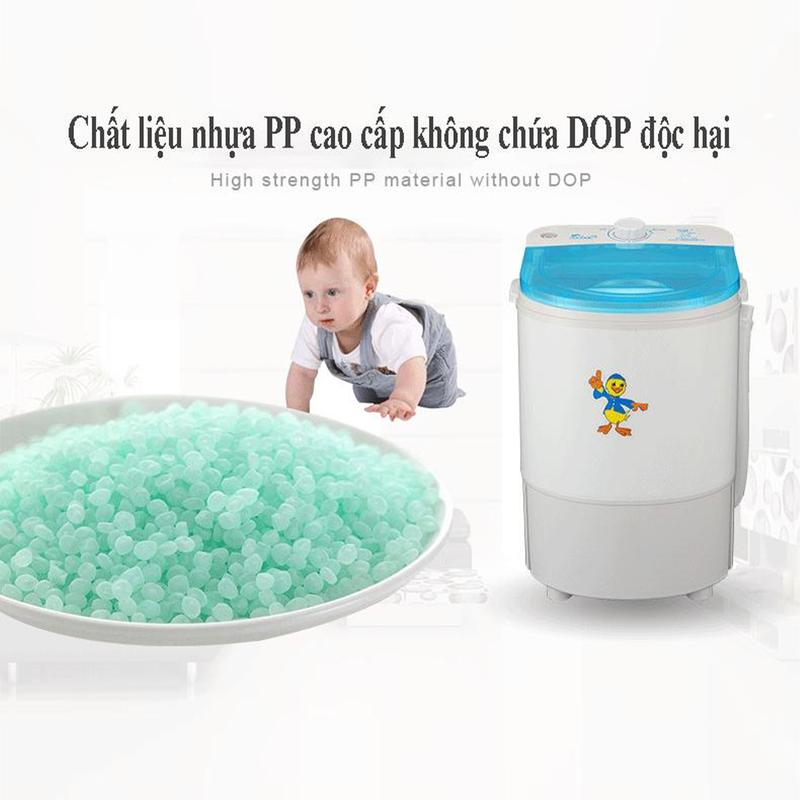 Máy giặt mini cao cấp Máy giặt vắt quần áo gia dụng Giá rẻ đặc biệt phù hợp dành cho học sinh sinhviên, thoát nướcphía dưới Làm Sạch 7