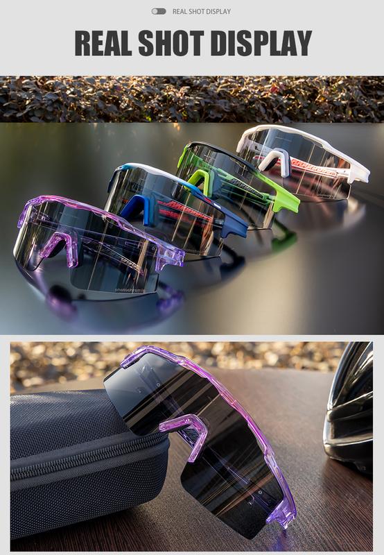 Product Introduction of KAPVOE Anti-fog Photochromic lenses Cycling Glasses Men Women UV400 Fishing glasses Outdoor Bike Riding Sunglasses Driving hiking Running Eyewear Sports Anti-fog Goggles 23