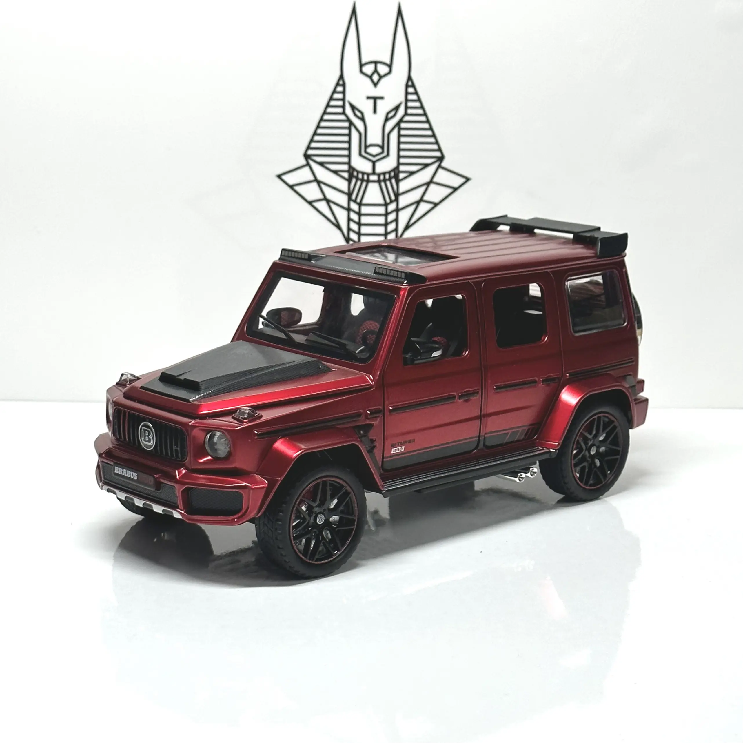 Mô Hình Xe Ôtô Kim Loại 1/24 Siêu Xe MER CEDES BENZ BRABUS G800 Dùng Để Trưng Bày Bàn Làm Việc, Làm Đồ Chơi Trẻ Em Toy
