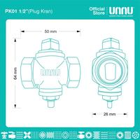 Gambar UNNU Plug Kran - PK01 1/2" dari UNNU.official Kab. Gresik 4 Tokopedia