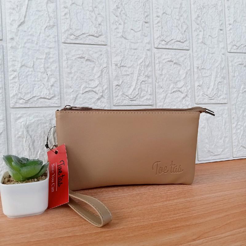 TERLARIS!!Pouch Livia by Toetas Cluth Dua Ruang Dompet hp Dompet murah Polos 5