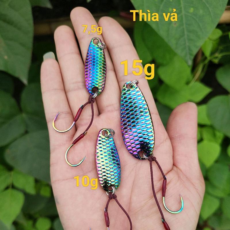  Mồi thìa lưỡi đôi và lưỡi 3 tiêu câu lure cá nheo sộp dịch vụ 