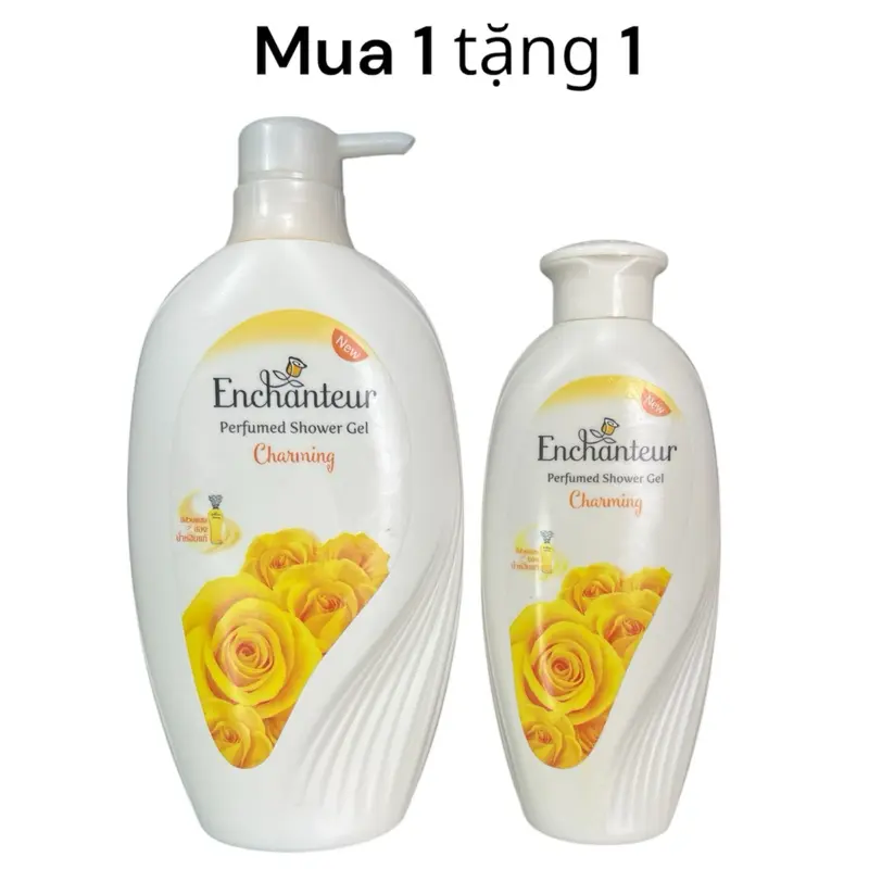 Sữa tắm Enchanteur Thái Lan 550ml + 250ml hương nước hoa hồng