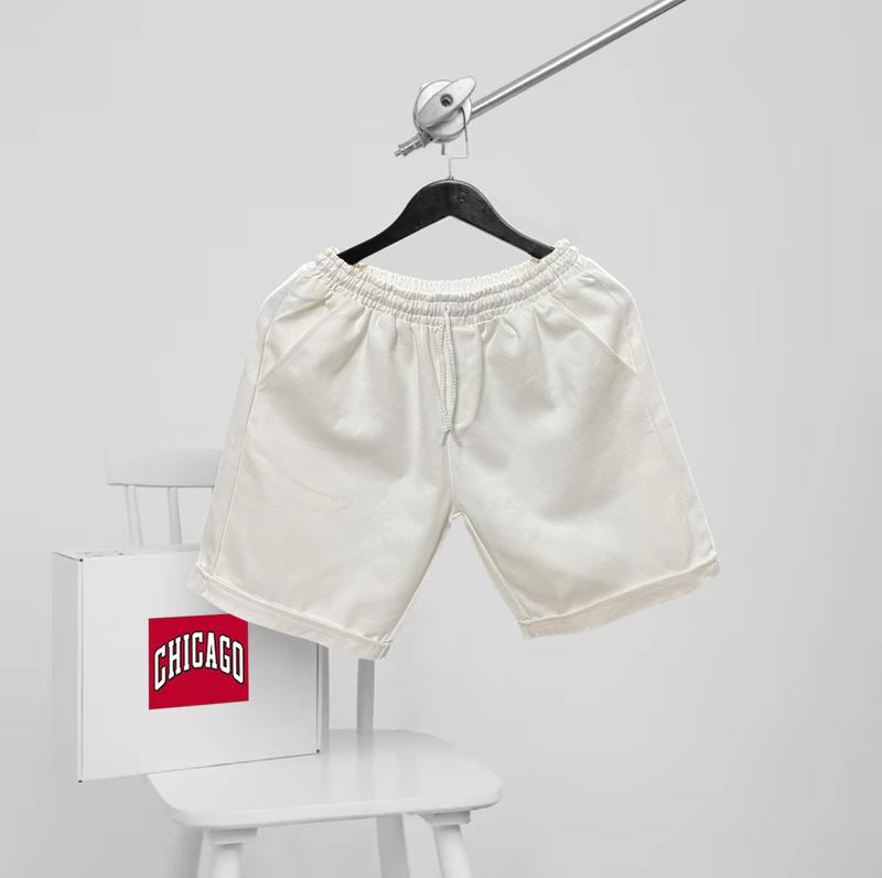 Quần Short Kaki Nam Nữ Form Basic Phong Cách Trẻ Trung Menswear Có Túi