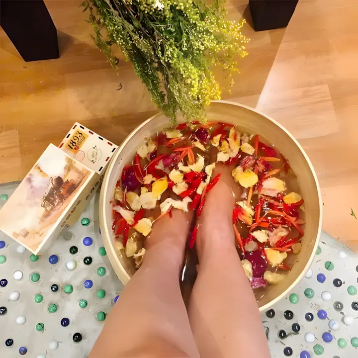 Chậu ngâm chân bằng tre - thân thiện với môi trường chậu  ngâm gỗ  ngâm besen