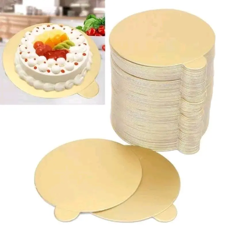 Alas Donat / Alas Kue Donat / Alas Tiramisu 9cm 20 Pcs Alas donat gold