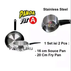 Maspion Frypan 20 Cm + Souce Pan 16 cm SSP 141