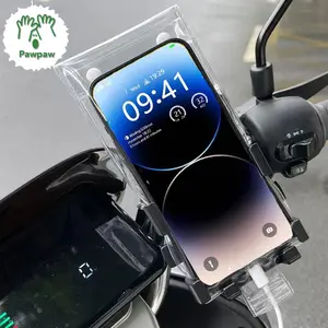 Pelindung Anti Air Tas Tempat Menaruh Ponsel Anti Air,Tas Pelindung Yang Cocok Untuk Ponsel Di Bawah 6,9 Inci, Tempat Menaruh Ponsel Untuk Sepeda Motor, Penting Untuk Perjalanan Di Hari Hujan, Sentuhan Bebas Hambatan, Tas Ponsel Anti Air Klip