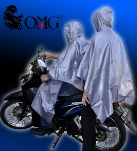 Jas Hujan 2 Kepala 2 in 1 OMG Tebal Bagus Japan Quality Pvc