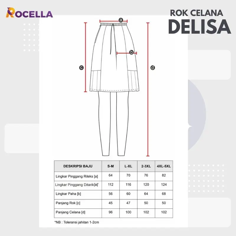 Rocella Setelan Olahraga Hijab Gloria dan Rok Celana Delisa Rocella Rok Celana Olahraga Pakaian Olahraga Outfit Olahraga Jogging Running Senam Lari Muslimah Muslim Baju gym berhijab Sporty Sport Wanita Panjang Hitam 5