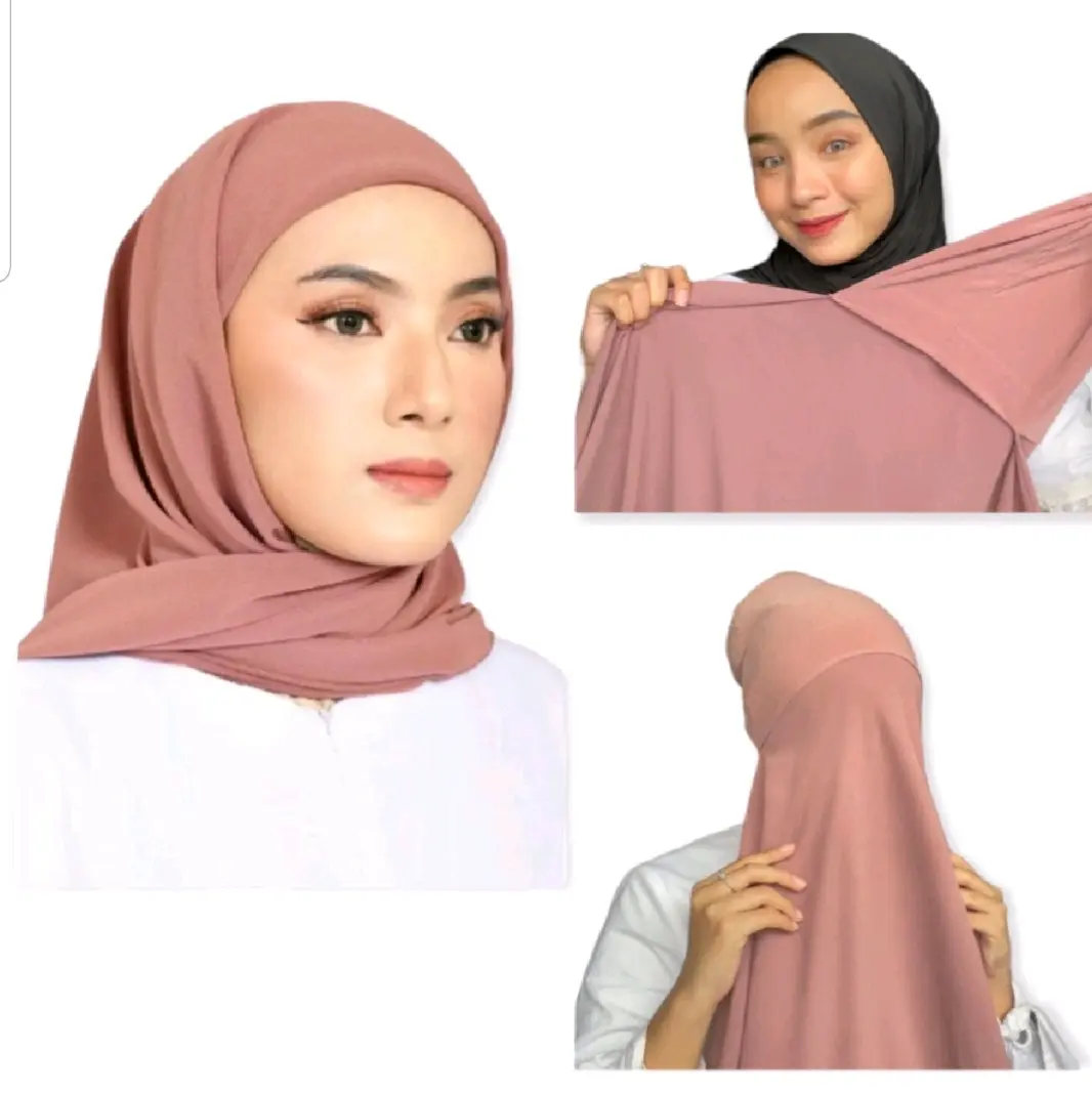 JILBAB HIJAB SEGI 3 INSTAN 2in1 PLUS INNER/SEGITIGA INSTAN 2in1 INNER