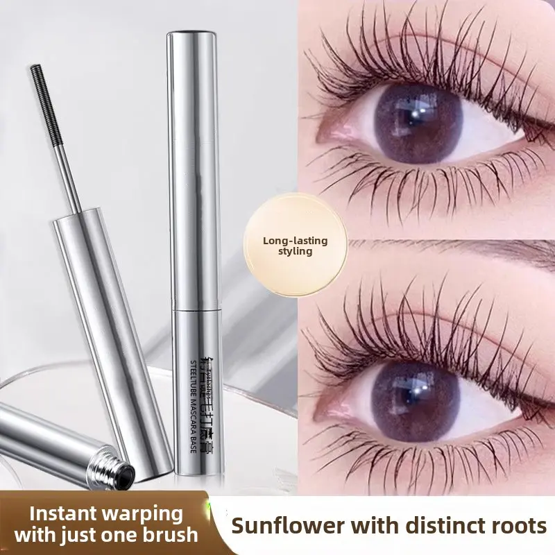 Steel Tube Mascara Waterproof and Durable Long Curling Not Smudge Base Shaping Thick Distinct Look