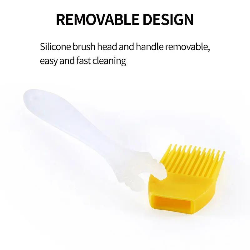 Silicone Oil Brush, Small Split Barbecue Seasoning Brush, Heat-resistant Baking Brush, Cake Oil Brush, Cooking Accessories, Kitchen Supplies 5