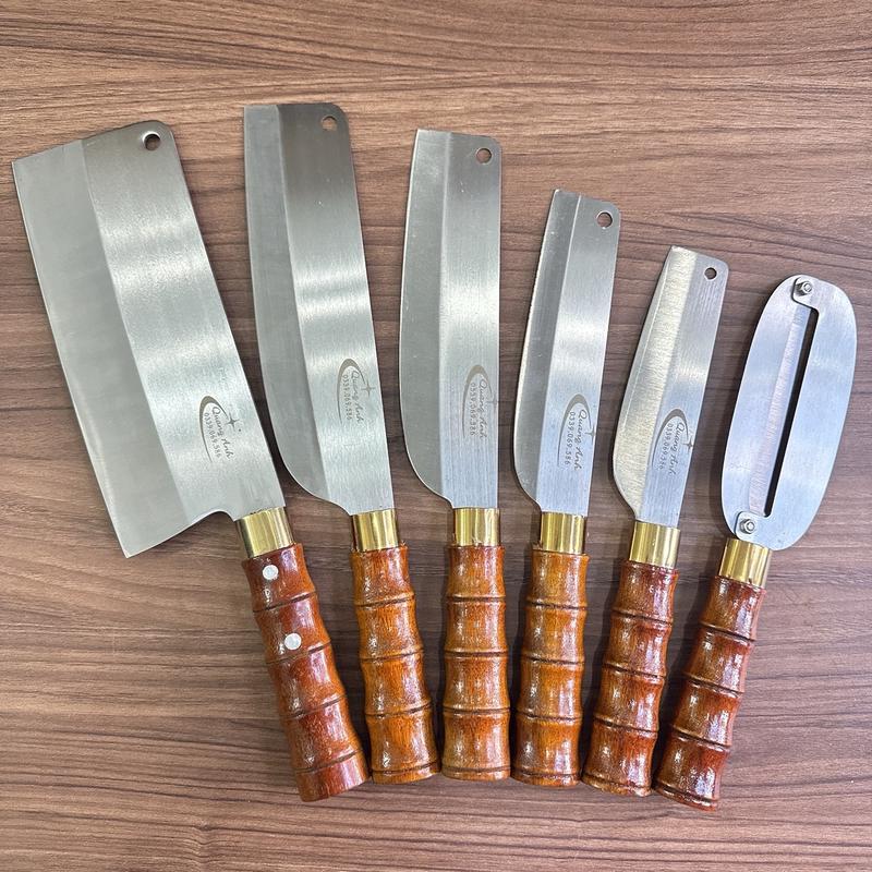 MS8 [Mua 3 Tặng 3] Combo Dao Thép Trắng Không Rỉ