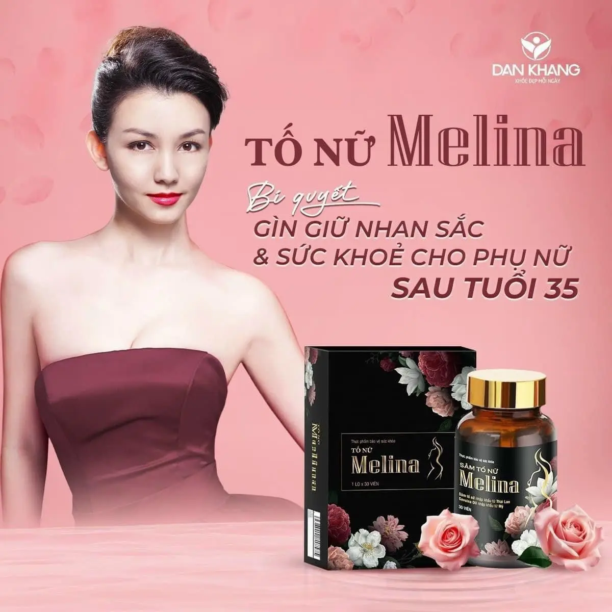 Viên Uống Melina tố nữ nội tiết hộp 30 viên