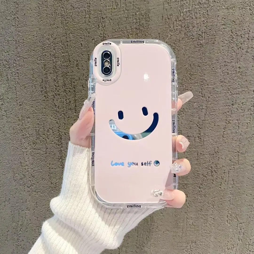 Ốp Điện Thoại, Ốp iPhone, Tương Thích Với iPhone X, XS, XR, XSMax, Thiết Kế Đơn Giản, Với Thiết Kế Nụ Cười, SmilePF