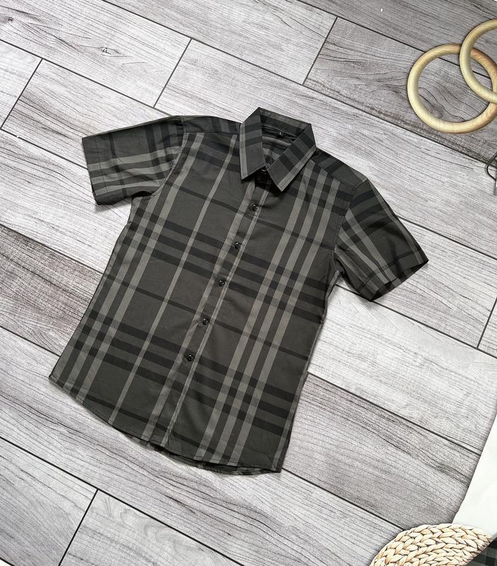 Áo sơ mi nam bb ry cộc tay kẻ ô phối màu trẻ trung mẫu-THÚY TRÂM SHOP Menswear Shirt