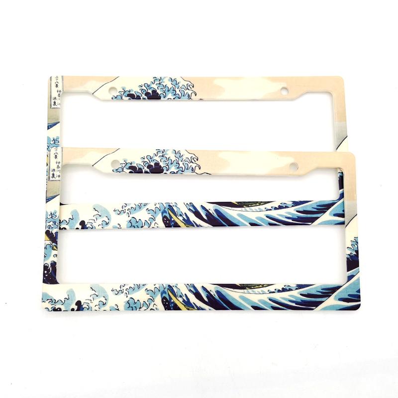 Product Introduction of Spot Goods COD 1PCS Car License Plate Frame Standard ABS JDM Style For Decoration Auto Number Plate Frame 23