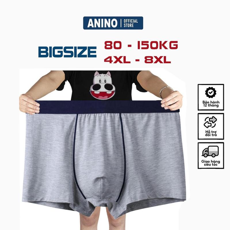 Quần Lót Nam Big Size DÁNG SỊP ĐÙI chất liệu Cotton cao cấp co giãn 4 chiều 80-150kg Menswear Boxer