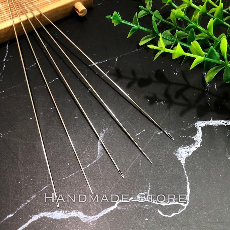 Kim xâu hạt - Kim xỏ hạt 12cm (Giá 1c) 0