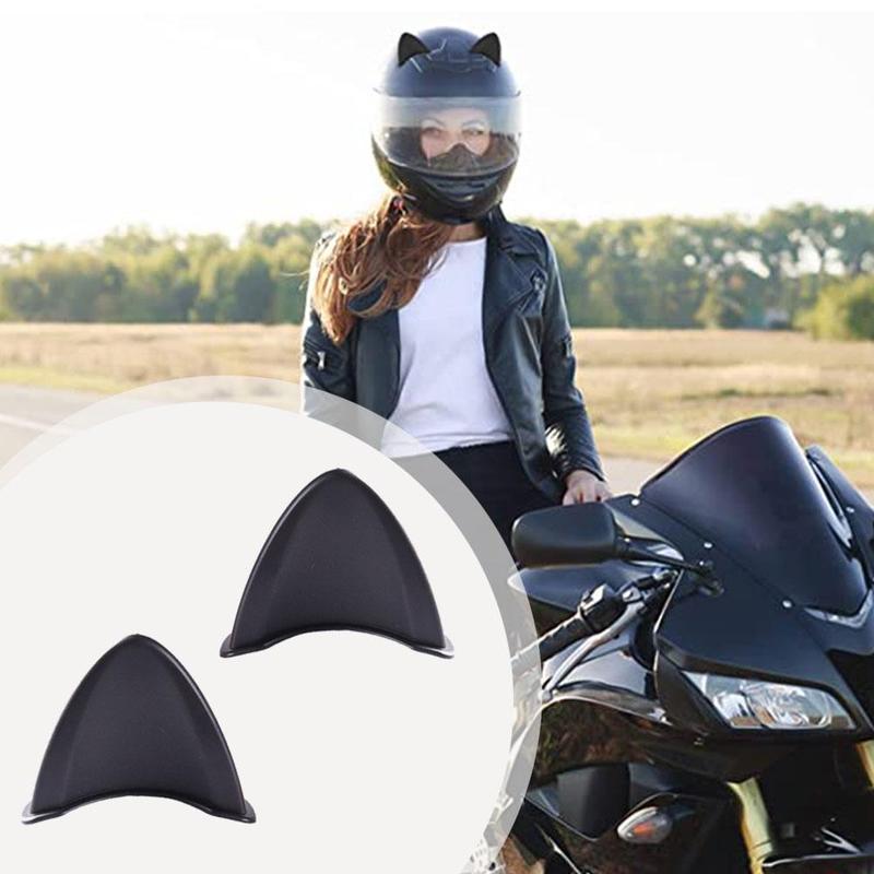 2pcs Universal Motorcycle Helmet Cat Ears Decoration Outdoor Sport Devil's Horns Corner Motorcycle Helmet Decoration Accessories 3